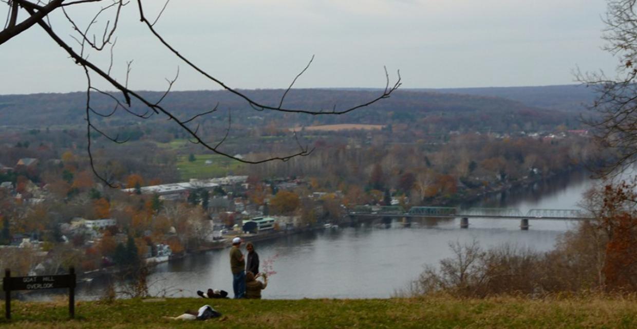 View at Goat Hill Overlook  - Washington Crossing State Park - Photo credit: Daniela Wagstaff